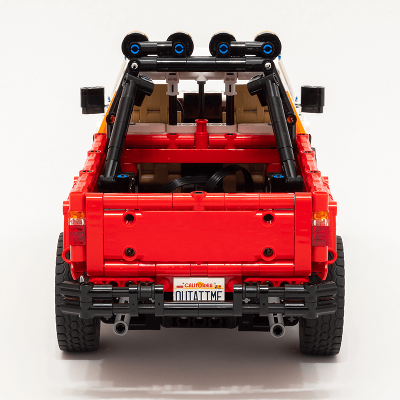 Power Blockz MOC-190349 - Static Version - Racing Pickup Hilux SR5 Tribute Edition - vue 5 | Power Blockz
