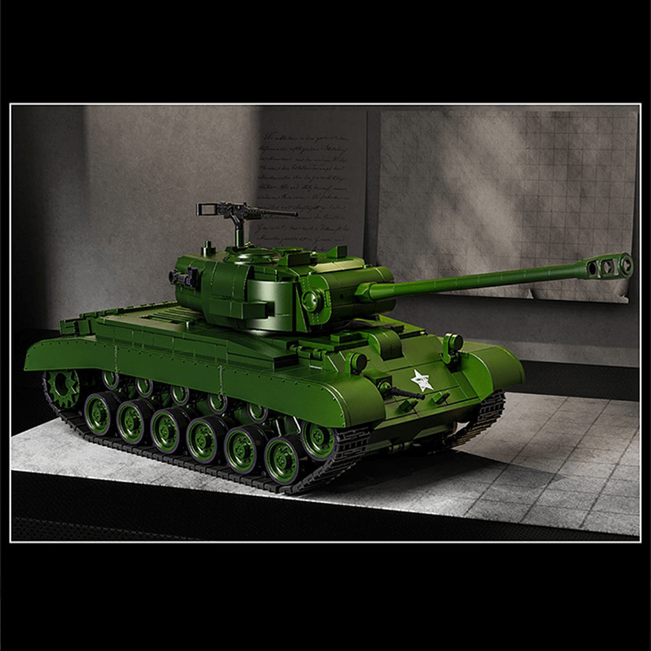 12GO 97011 - M26 Pershing Heavy Tank - vue 6 | Power Blockz