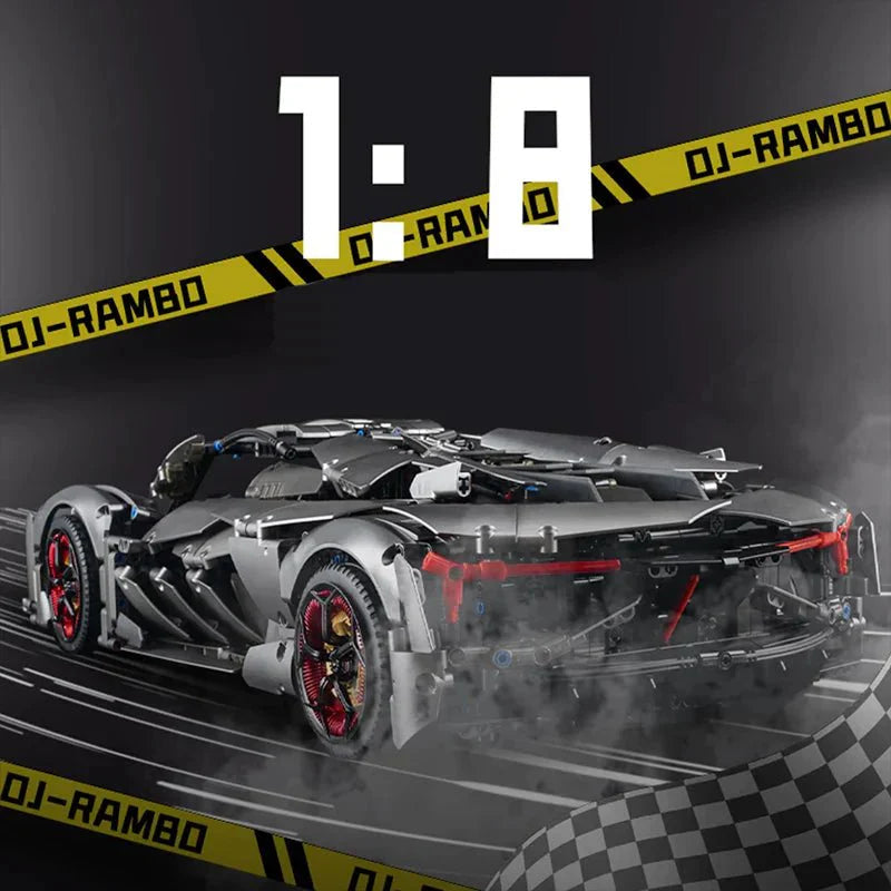 KBOX 10246B - Static Version - Futuristic Electric Hypercar Concept - vue 10 | Power Blockz