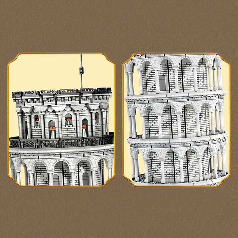 Reobrix66025 - Monumental Tower of Pisa - Ultimate Edition - vue 8 | Power Blockz