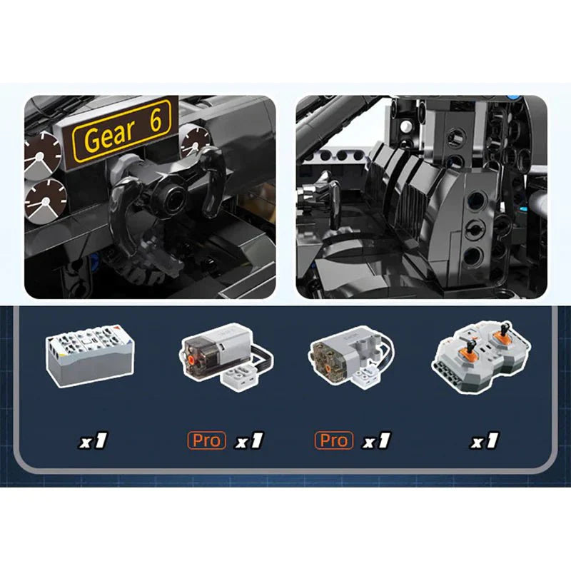 CaDA C61029 - Static Version - Carbon Hyper Roadster - vue 3 | Power Blockz