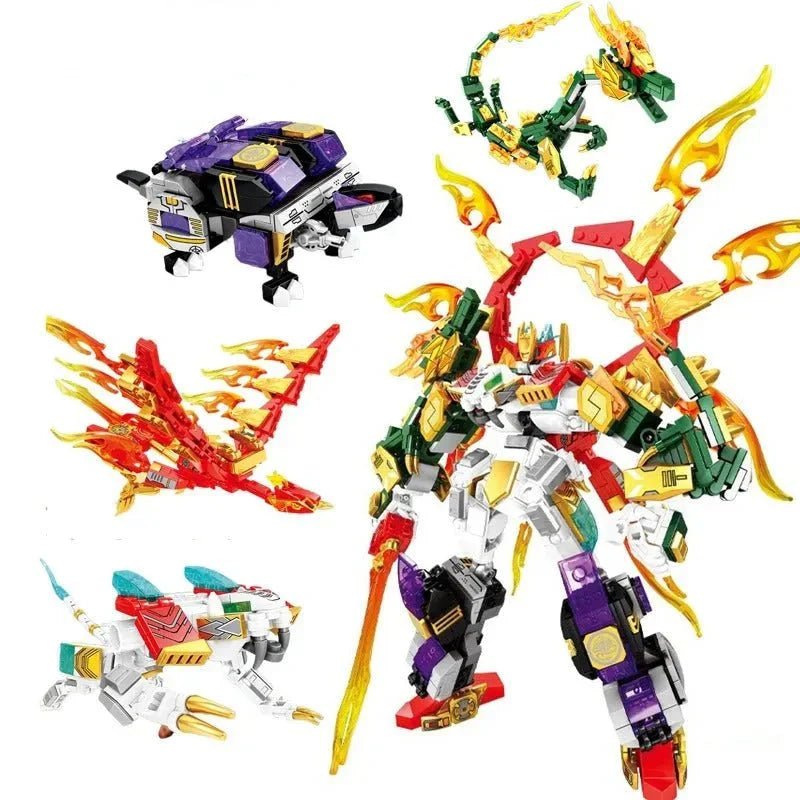 Transforming Mecha Of Steel Robot Bricks Toy | 861pcs - Transforming Mecha Of Steel Robot Bricks Toy | Power Blockz