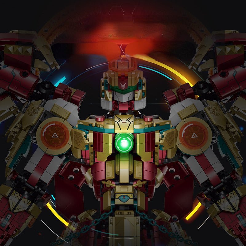 Guly 80502 - Monkey King Sun Wukong Limited Edition Mecha - vue 6 | Power Blockz