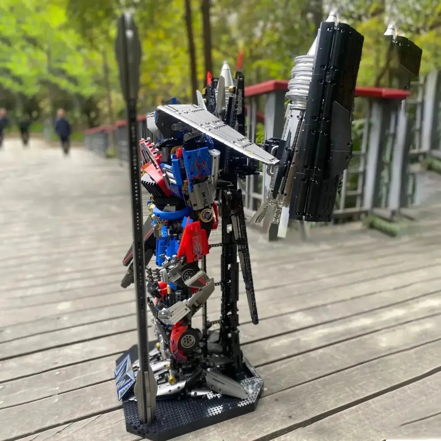 KBOX V5006 - DJ Rambo Man Mecha Transformer Robot - vue 3 | Power Blockz