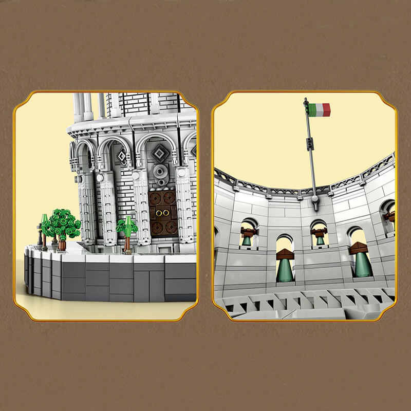 Reobrix66025 - Monumental Tower of Pisa - Ultimate Edition - vue 9 | Power Blockz