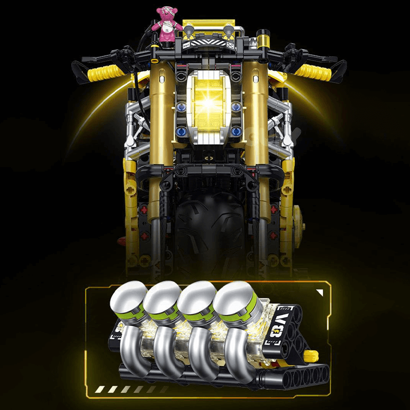 GULY 60519 - Cyberpunk Devil Roadster - vue 7 | Power Blockz