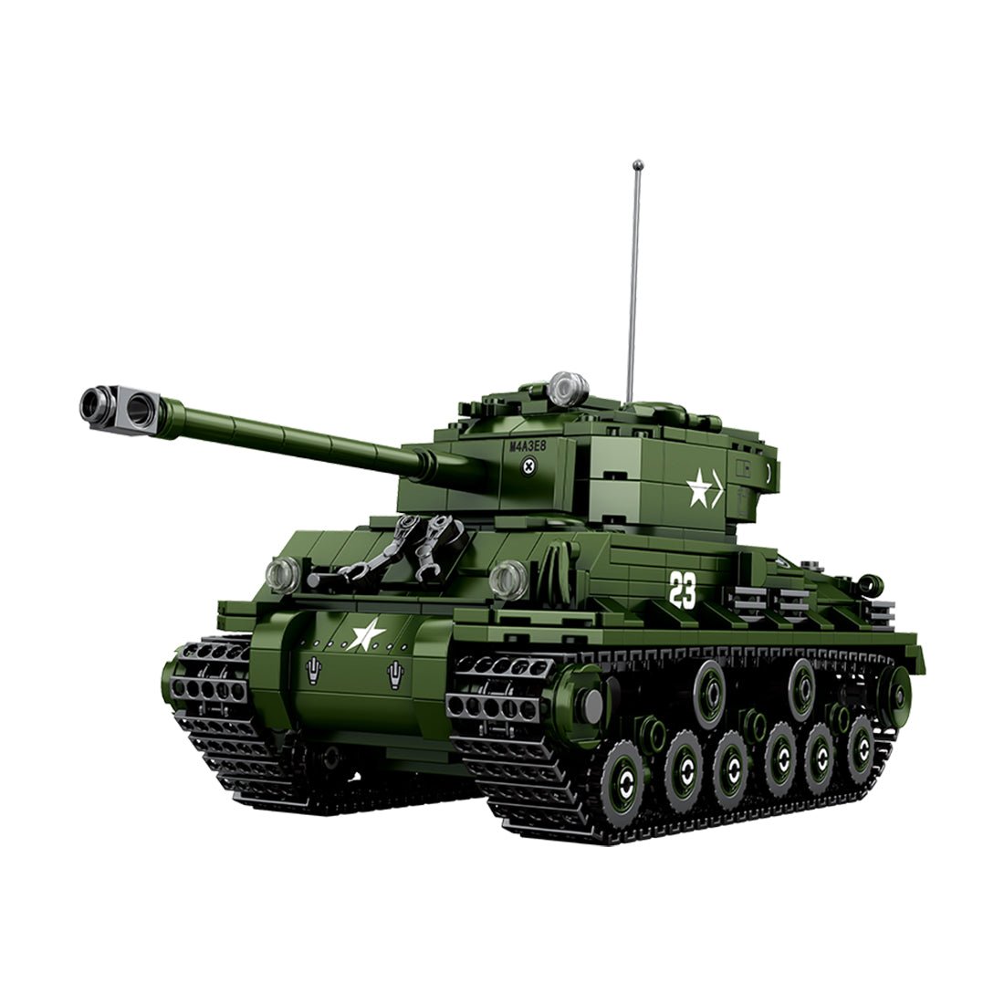 Reobrix 77030 - M4A3E8 Tank | Power Blockz