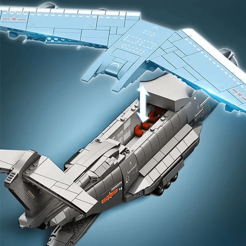 Qman 23013 - Transport Aircraft - vue 7 | Power Blockz