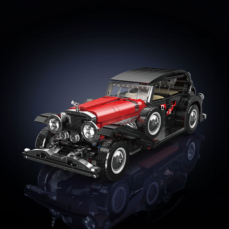 Mould King 10114 - Classic British T50 Luxury Sedan - vue 4 | Power Blockz