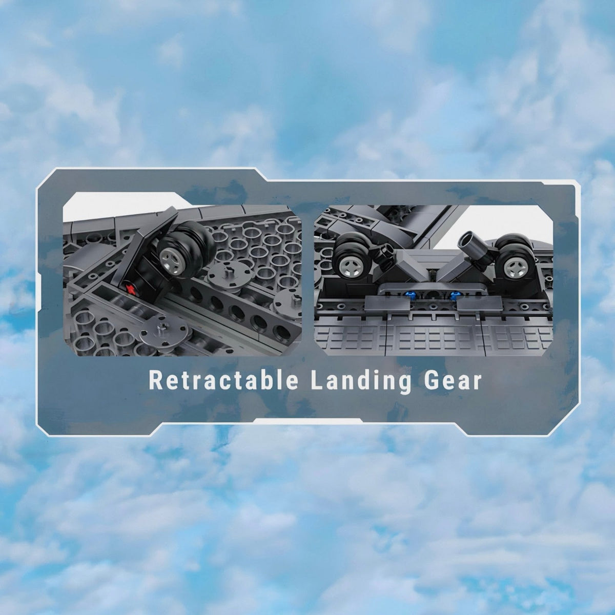 Reobrix 33038 - H-20 Long Range Bomber - vue 4 | Power Blockz
