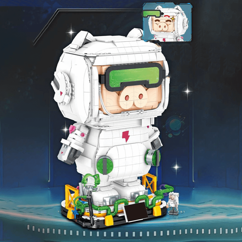 SG 20812 - Space Piglet - vue 3 | Power Blockz