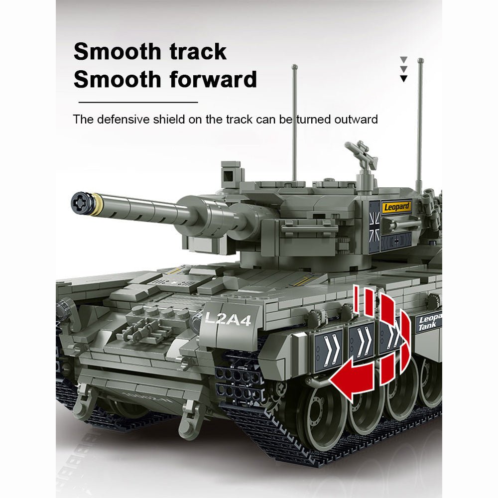 Mork 027001 - Leopard 2 Main Battle Tank - vue 5 | Power Blockz