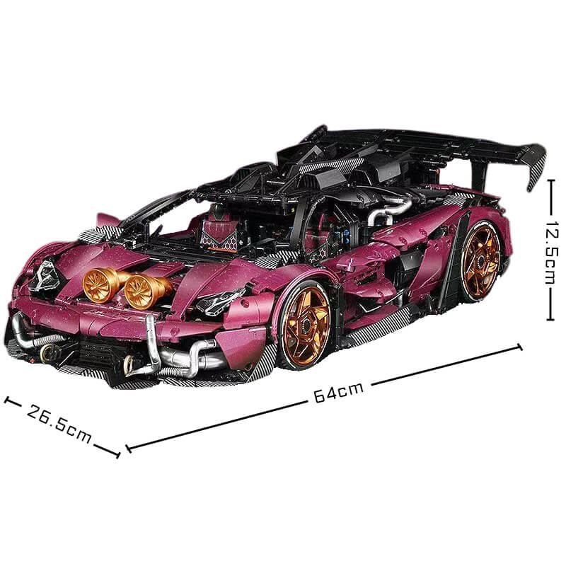 KBOX 10542 - Static Version - Turbocharged V12 LP Track Supercar - vue 7 | Power Blockz