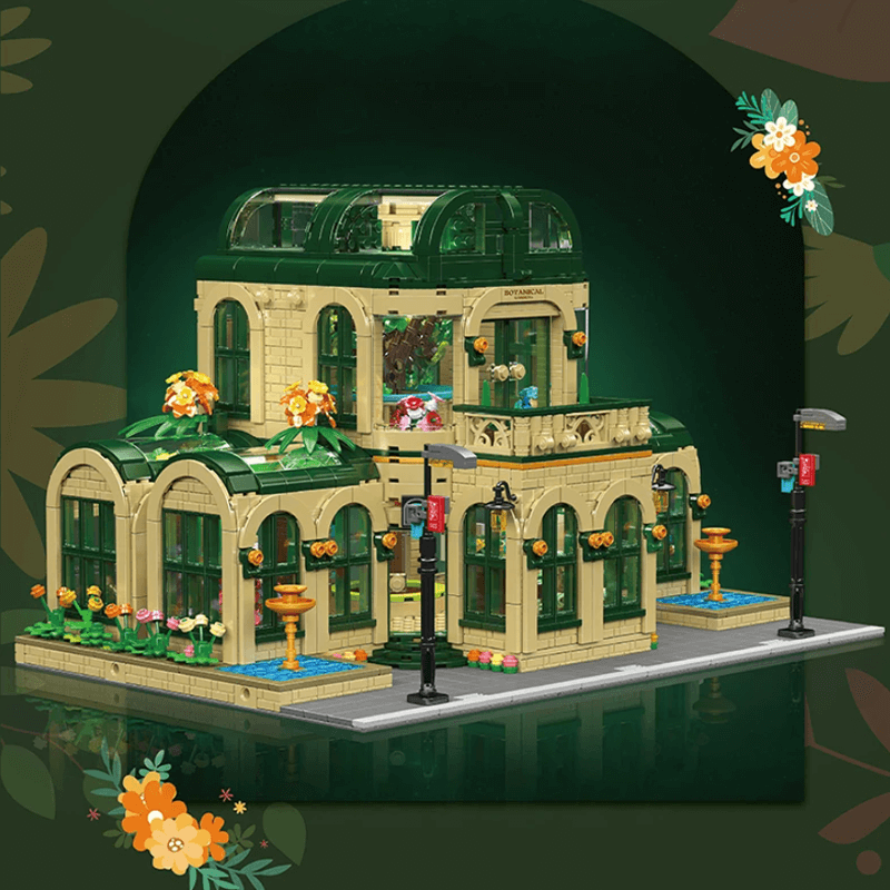 Mould King 16057 - Dome Botanical Gardens - vue 5 | Power Blockz
