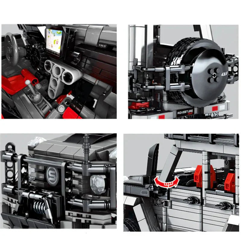 Sembo 8790 - Static Version - Luxury G64 4x4 Off-Road SUV - vue 6 | Power Blockz