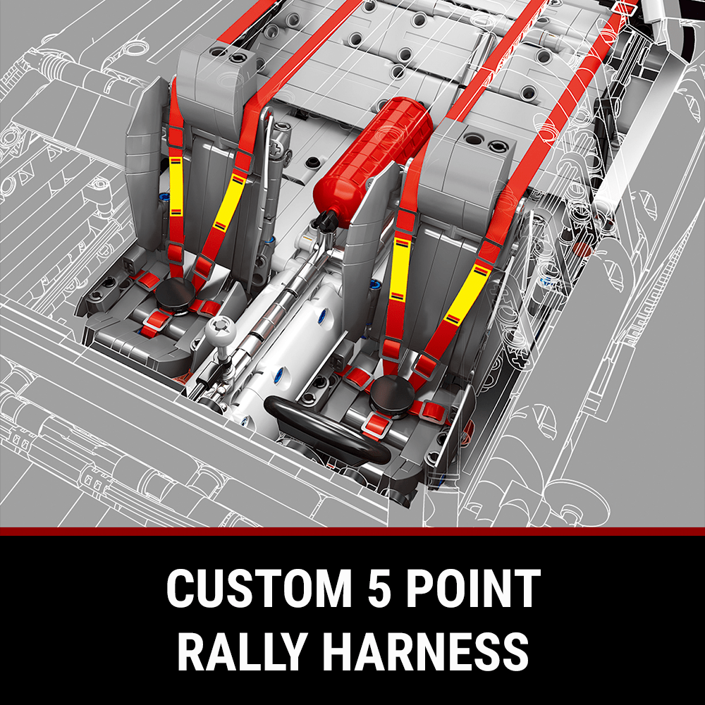 Happy Build YC-23043 - Static Version - Audi Rally Quattro Group B 1984 - vue 4 | Power Blockz
