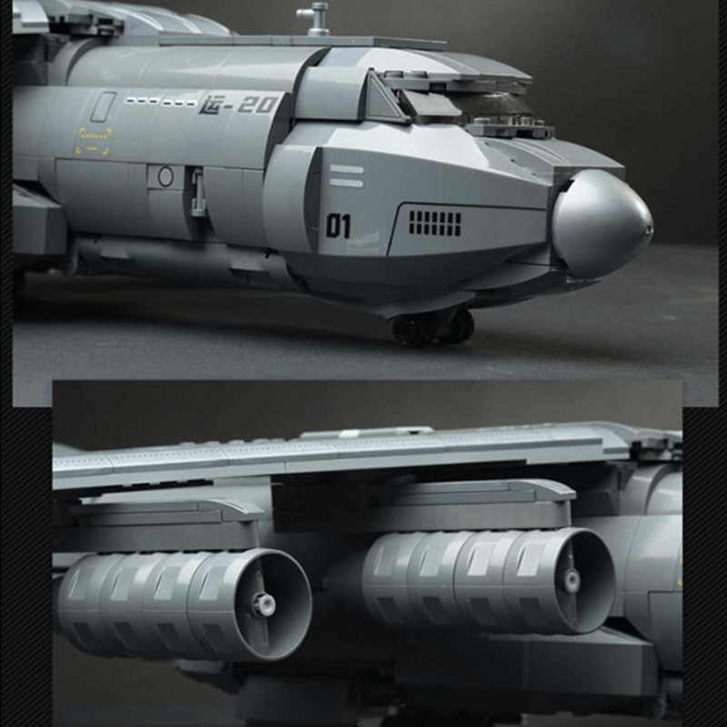 Xingbao 23013 - Xi'an Y-20 Cargo Aircraft - vue 5 | Power Blockz