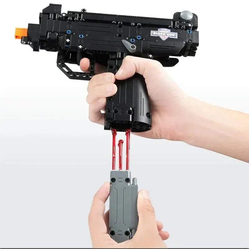 CaDa C81008W - Military UZI SMG - vue 4 | Power Blockz