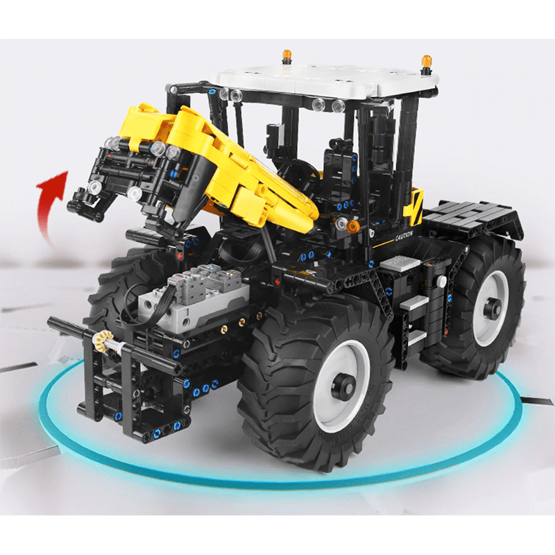 Mould King 17019 - High-Speed Farm Tractor - vue 10 | Power Blockz