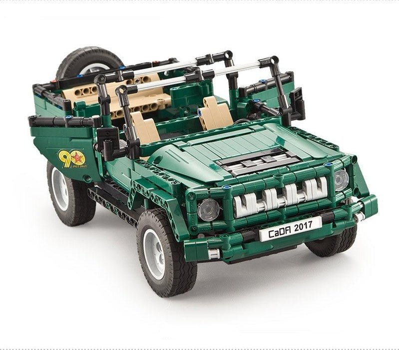 CaDA C51015 - Military Parade Staff Car - vue 6 | Power Blockz