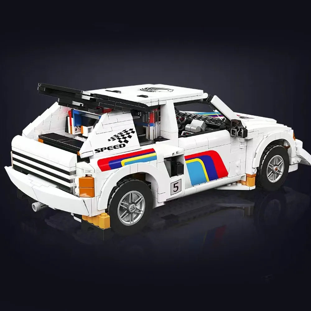 MouldKing 10272 - 205 T16 EVO2 Classic Rally - vue 4 | Power Blockz