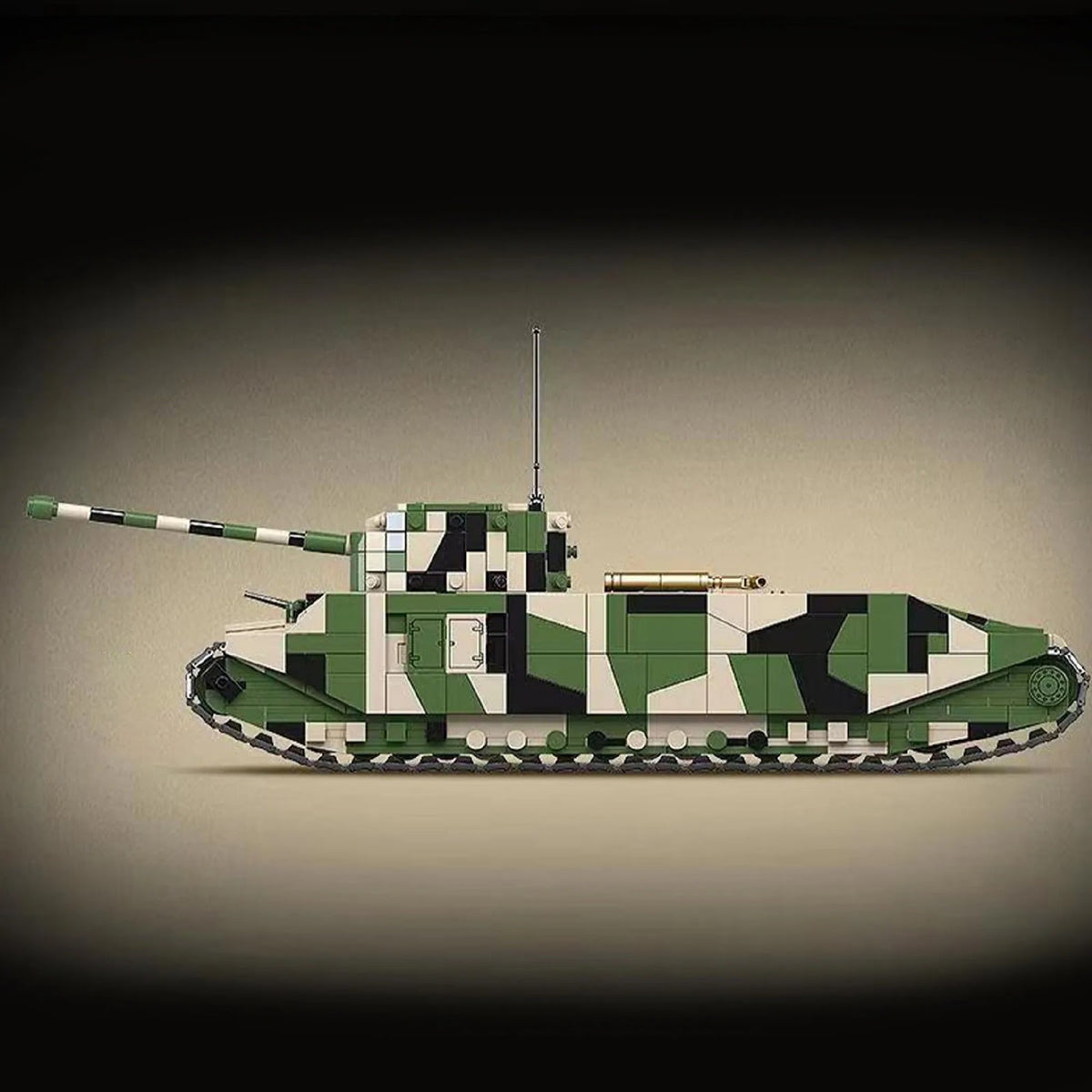 QUANGUAN 100241 - Britsh TOG II Super Heavy Tank - vue 3 | Power Blockz