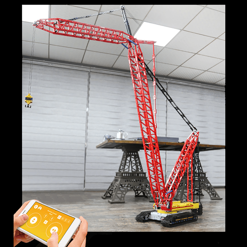Mould King 17015 - Heavy Lift Crawler Crane - vue 12 | Power Blockz