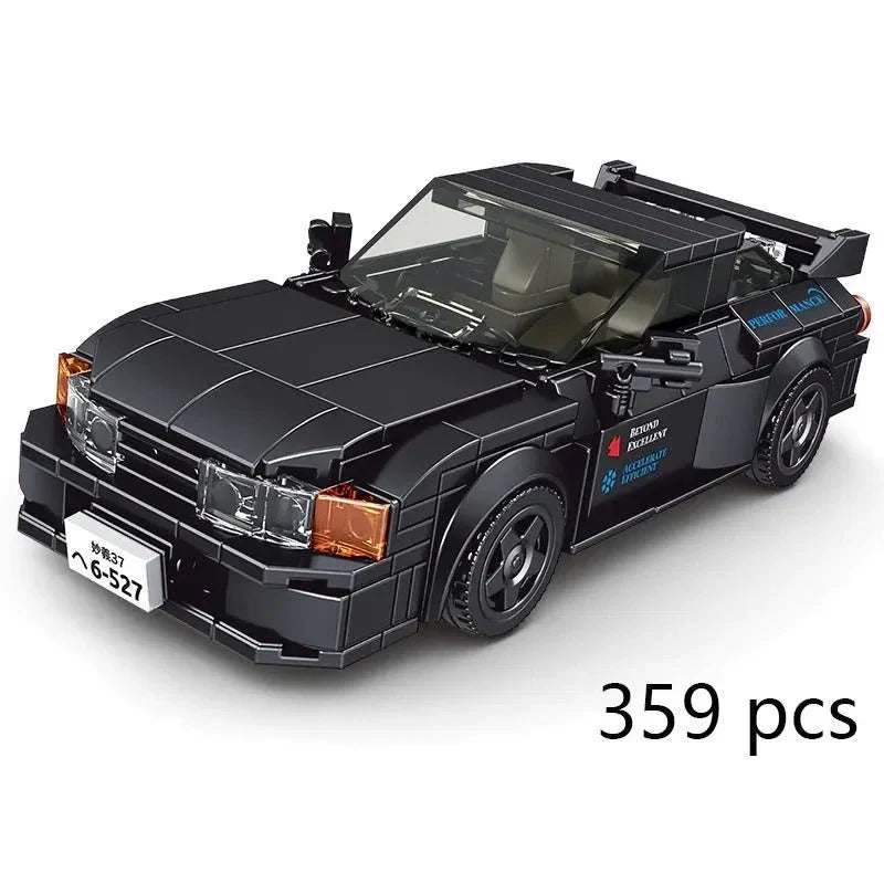 Mould King 27014 - Mini JDM R32 Street Racer - vue 3 | Power Blockz