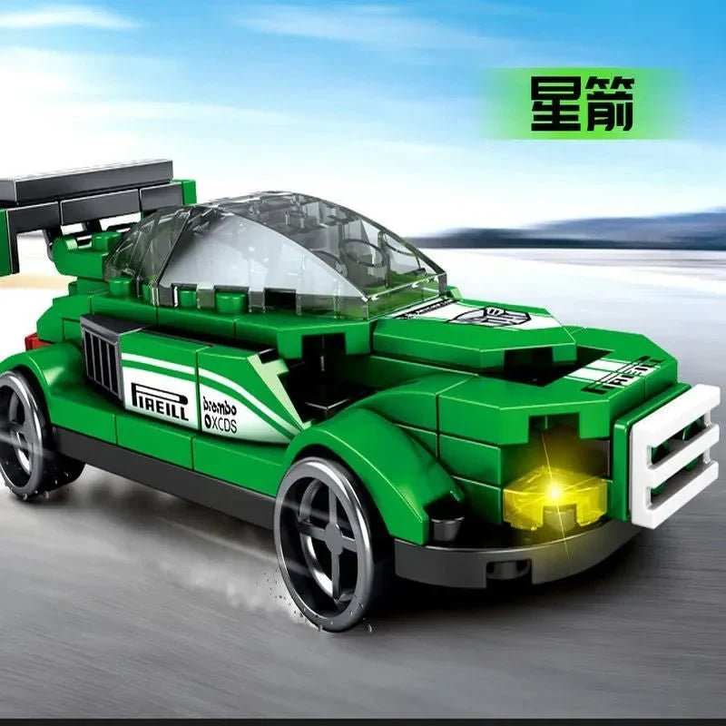 Mechanical Transformation Robot Racing Car Bricks Toy | 657pcs - Mechanical Transformation Robot Racing Car Bricks Toy - vue 4 | Power Blockz