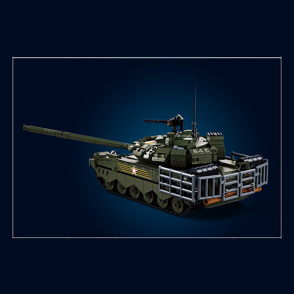 Sluban M38-B1178 - M38-B1178 T-80BVMS Main Battle Tank - vue 5 | Power Blockz