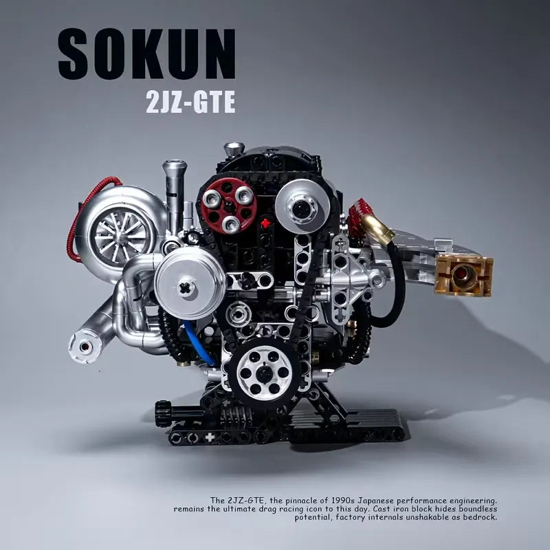 PB8814 - JDM 2JZ-GTE Engine - vue 10 | Power Blockz