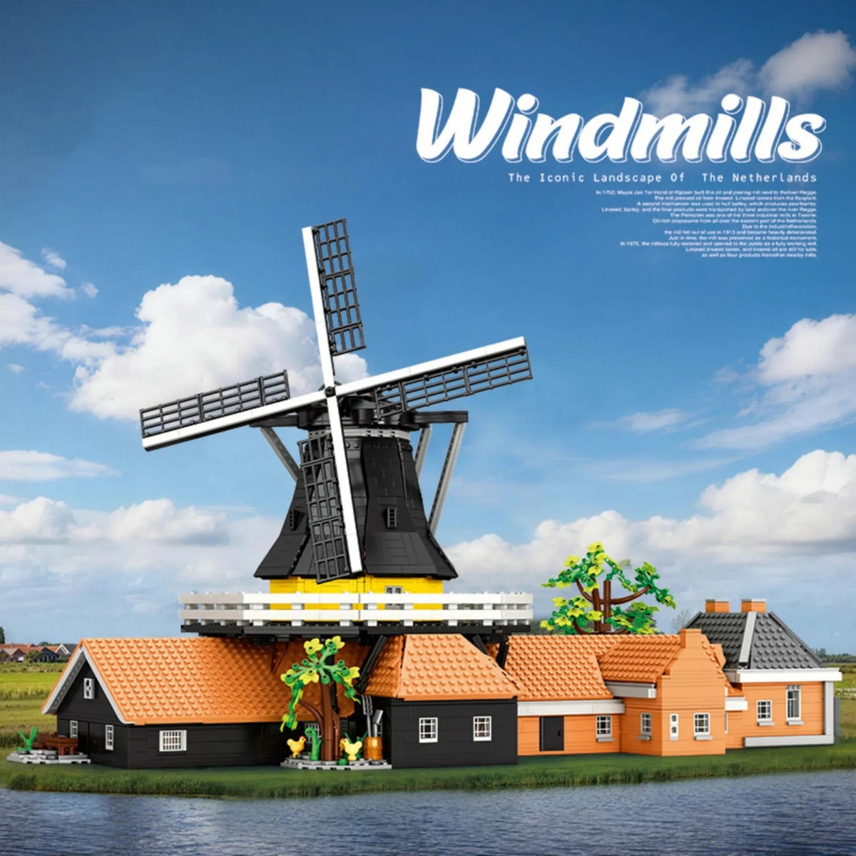 Reobrix 55019 - The Dutch Windmill - vue 3 | Power Blockz