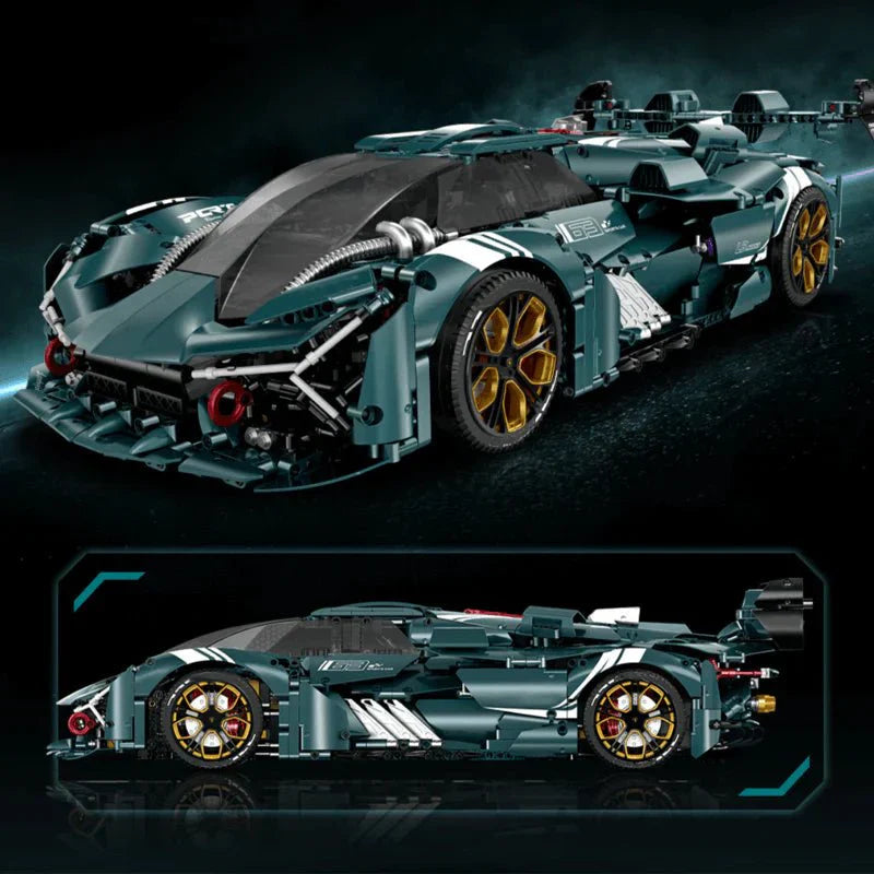 Guly 10611 - Static Version - Futuristic Electric Hypercar V2 - vue 9 | Power Blockz