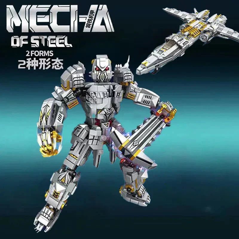 Mecha Of Steel Mech Megatron Transformer Robot Bricks Toy | 1106pcs - Mecha Of Steel Mech Megatron Transformer Robot Bricks Toy - vue 2 | Power Blockz