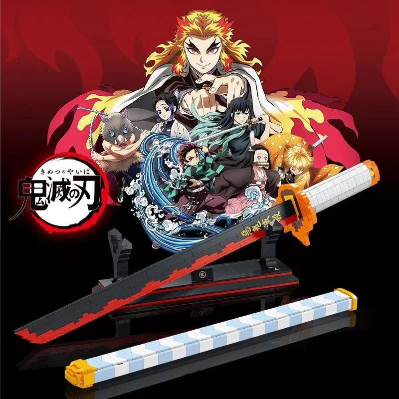 DK 1503 - Movie Demon Slayer Nichirin Sword Bricks Toy - vue 7 | Power Blockz