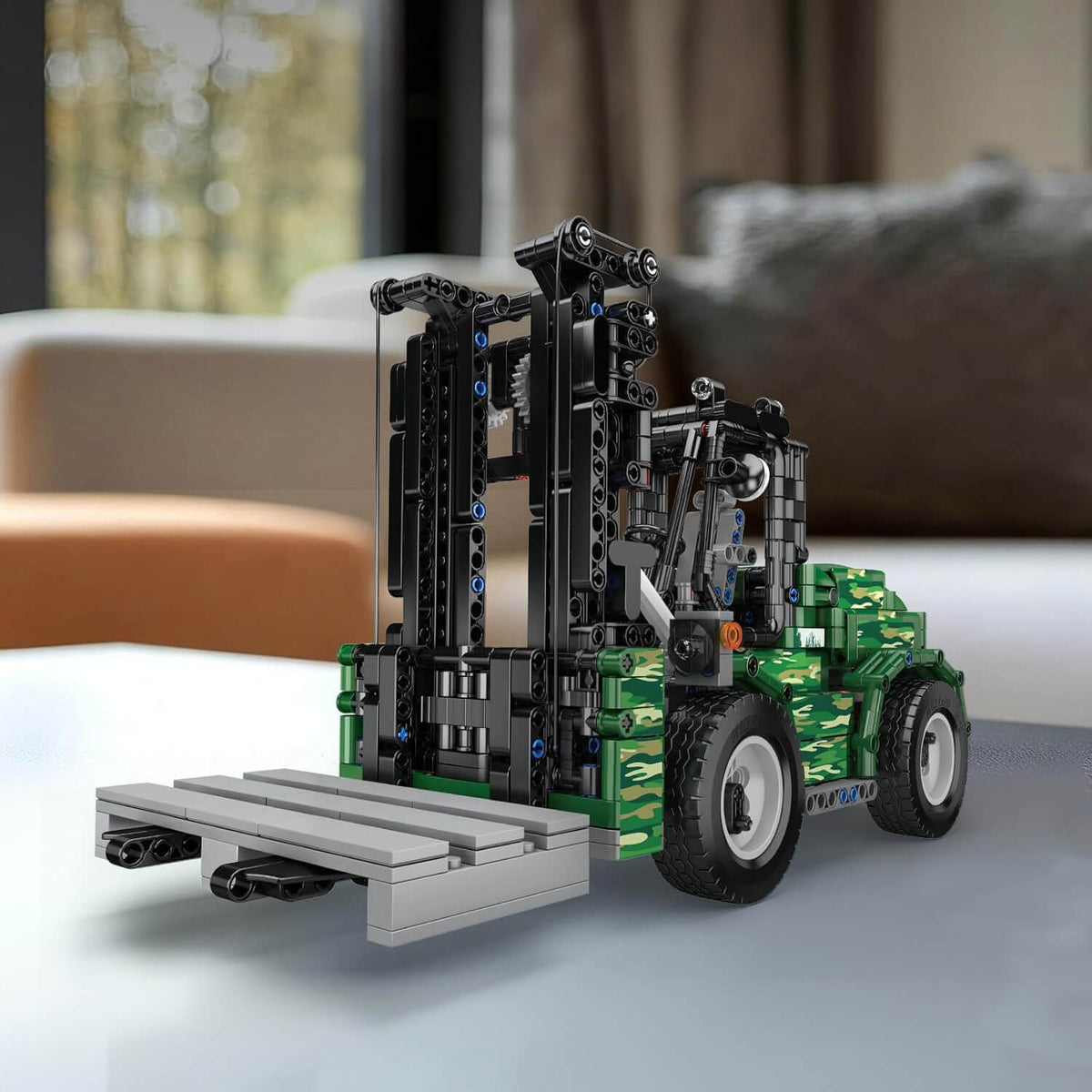 Mould King 20050 - Industrial Heavy Forklift - vue 6 | Power Blockz