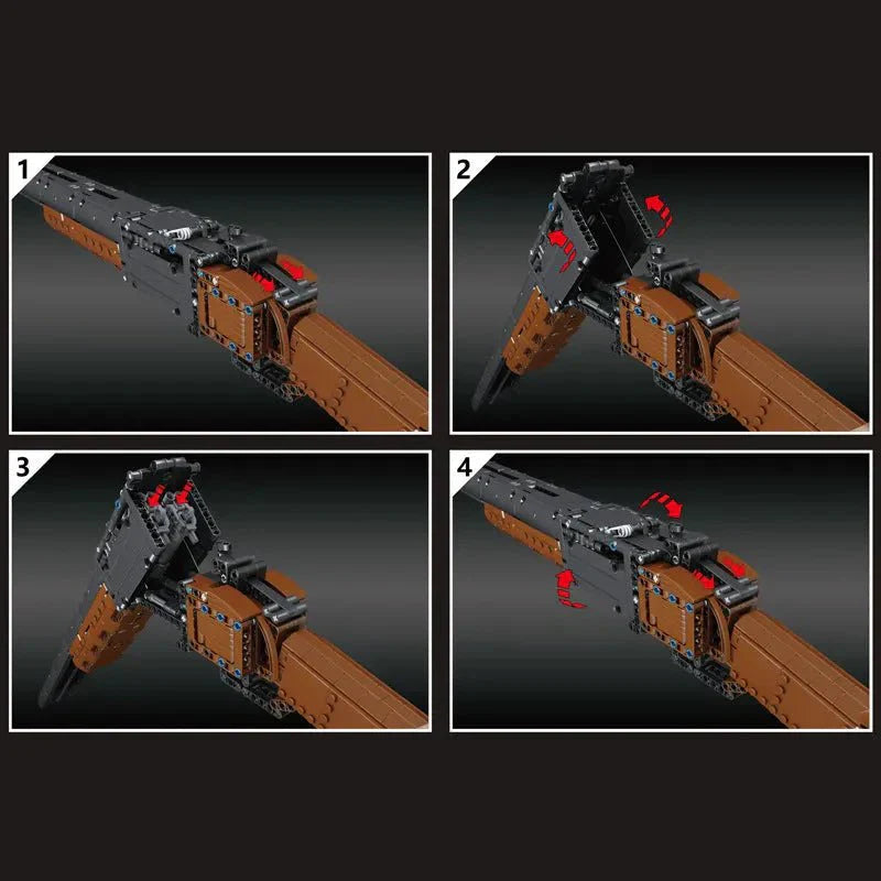 Mould King 14016S - Military Motorized Double-Barreled Shot - vue 5 | Power Blockz