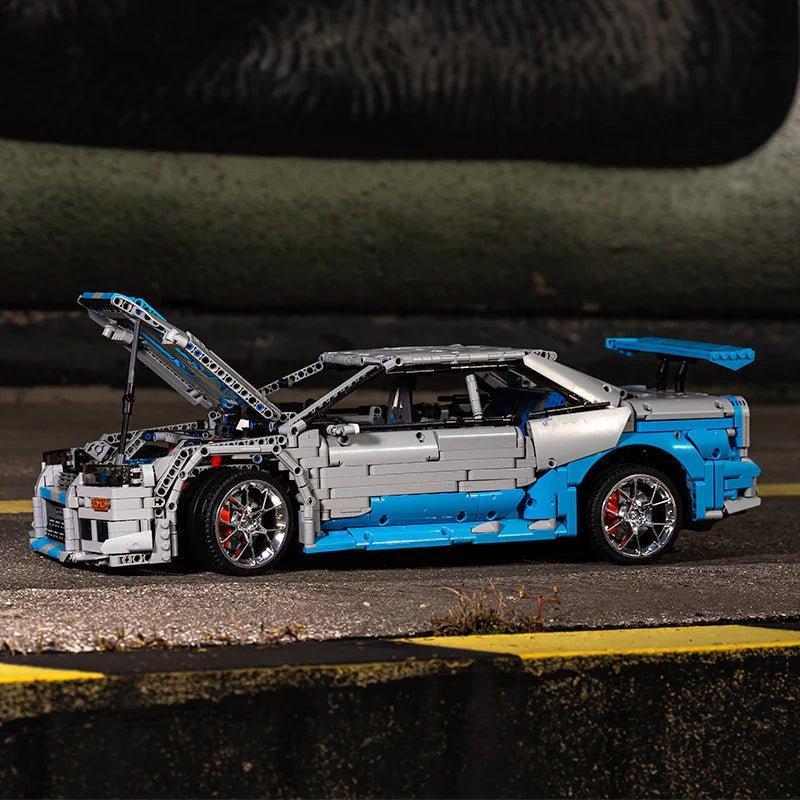 Power Blockz R34 GTR JDM - Stickers included - JDM R34 Coupé 'Godzilla' - vue 5 | Power Blockz
