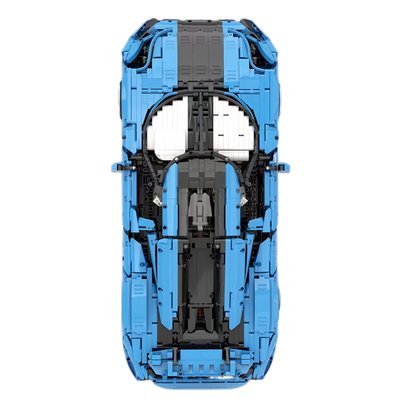 Ragare T010 BLUE - Swedish Hypercar Regera - Electric Blue - vue 2 | Power Blockz