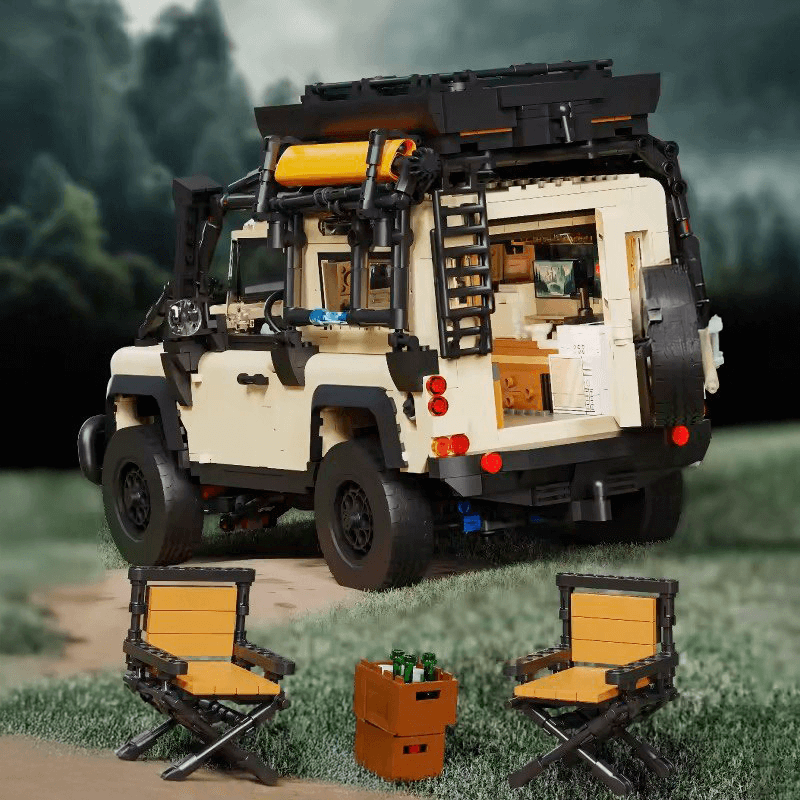 NEXUX D8101 - British All-Terrain Defender 4x4 - vue 4 | Power Blockz