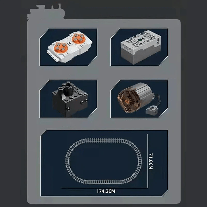 Mould King 12005 - SL7 Asia Express - vue 3 | Power Blockz