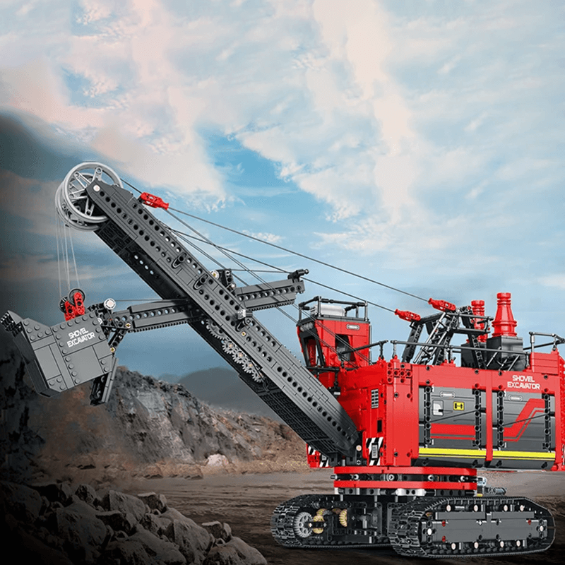 Reobrix 22014 - Heavy Power Shovel Excavator - vue 2 | Power Blockz