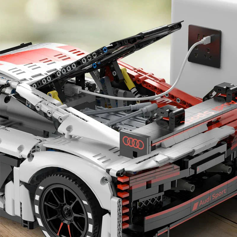 Rastar 99310 - Static Version - Audi R8 LMS GT3 - vue 9 | Power Blockz