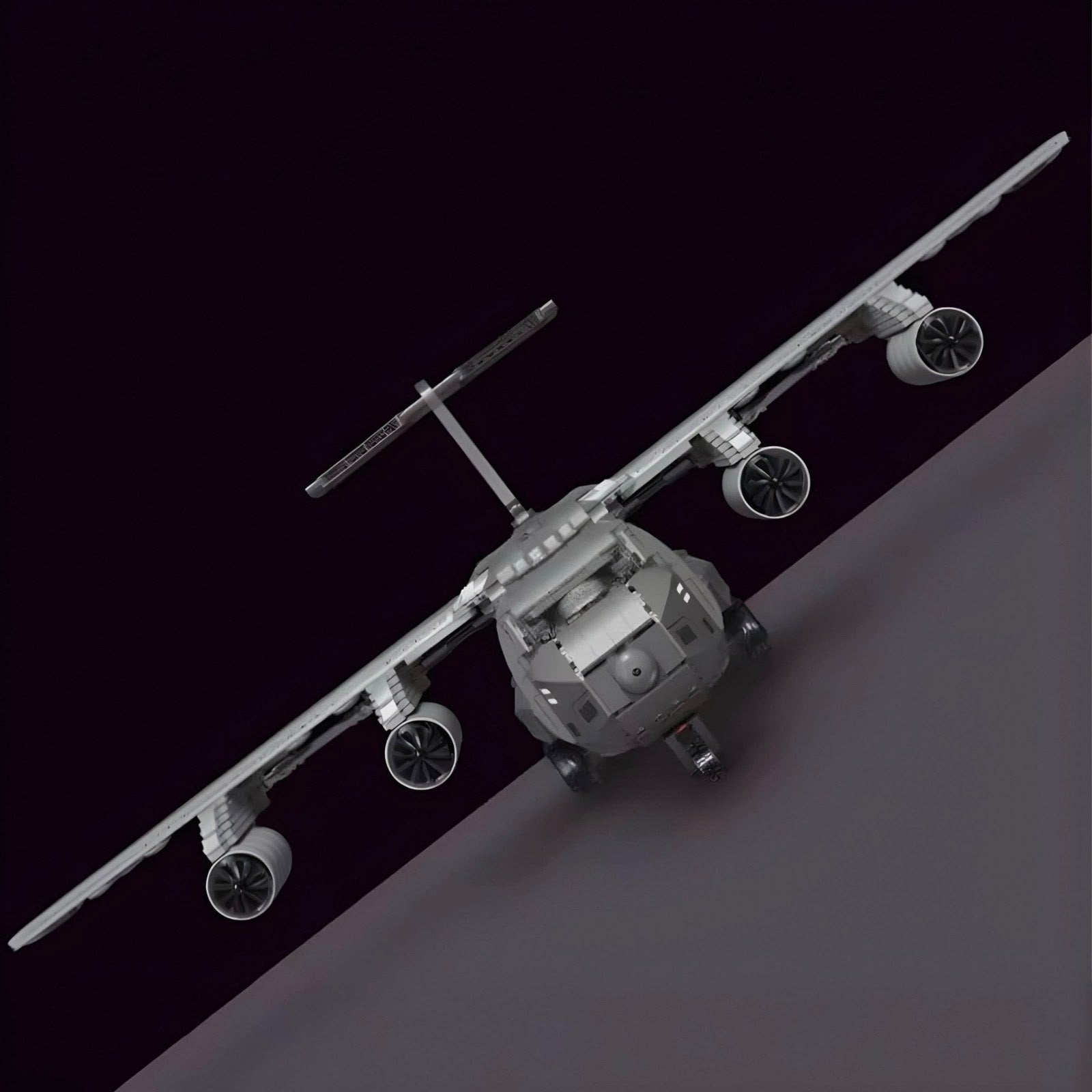 Qman 23013 - Y-20 Special Military Aircraft - vue 3 | Power Blockz