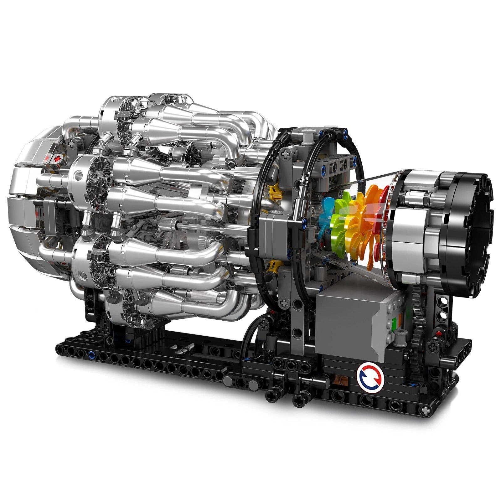Mould King 10216 - Turbojet Engine Model Kit - vue 5 | Power Blockz