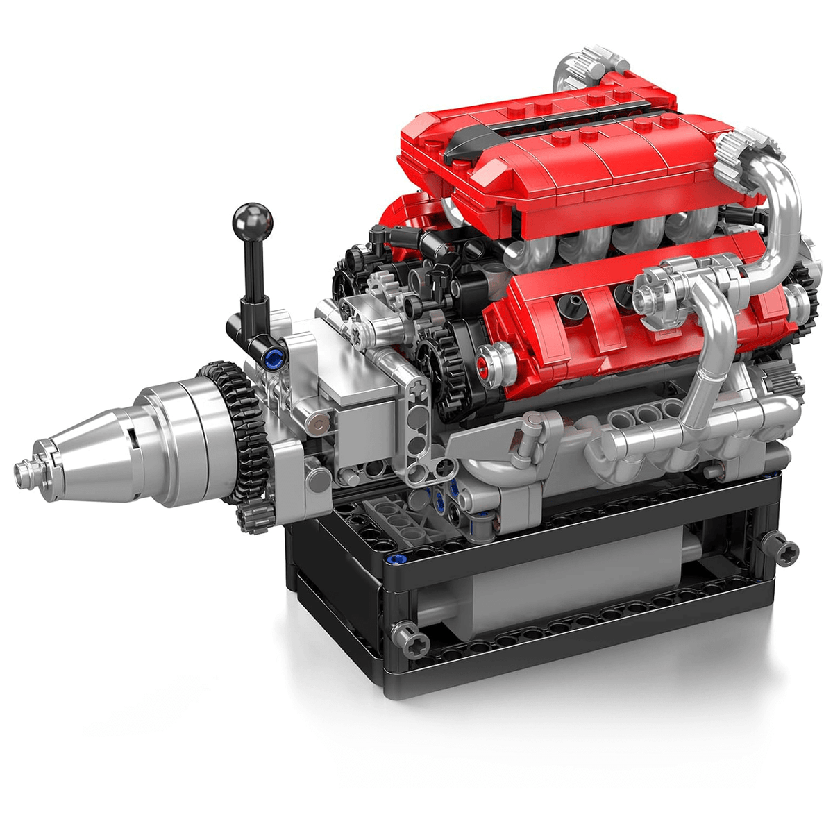 Mould King 10204 - Motorized V8 Supercar Engine - vue 2 | Power Blockz