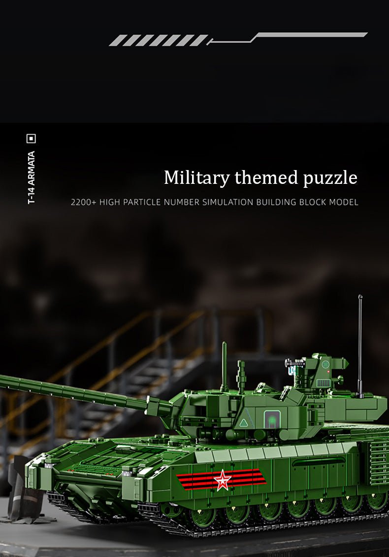 12GO 96003 - T-14 Armata Main Battle Tank - vue 7 | Power Blockz
