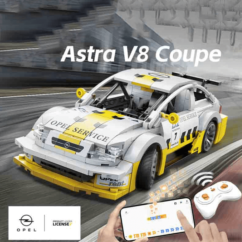 C51081 PF with our box - Remote Controlled Opel Astra V8 - vue 7 | Power Blockz