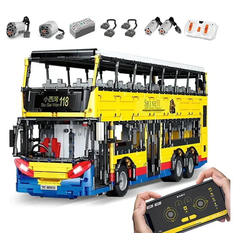 XINYU YC-QC015 - RC City Bus - vue 4 | Power Blockz