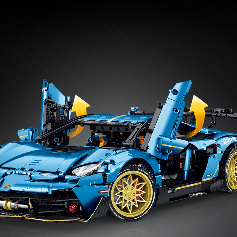 10530 - Raceforge X-Force Wide-Body Supercar - View 6 | Power Blockz